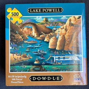 Dowdle 500 piece puzzle Lake Powell. Never opened NIB